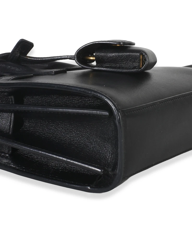 Pre-Owned Saint Laurent Black Smooth Calfskin Toy Sac Du Jour