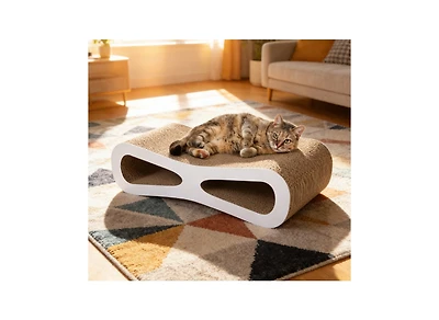Zeus & Ruta Cat Scratcher Toy with Corrugated Cardboard