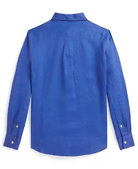 Polo Ralph Lauren Boys' 8-20 Embroidered Long-Sleeve Shirt