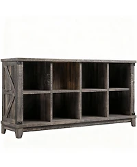 Yigii 8 Cube Storage Organizer - Farmhouse Modern Design for Home Office,Easy Assembly