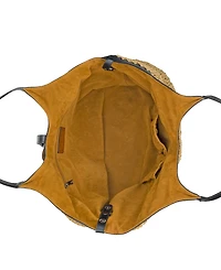 Patricia Nash Santorini Medium Woven Straw Satchel