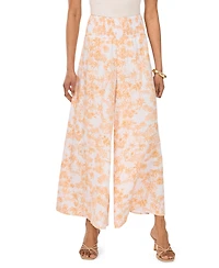 Vince Camuto Women's Printed Wide-Leg Pull-On Pants