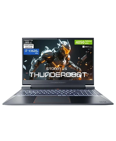 Thunderobot Storm 15 15.6" Traditional Laptop Intel Core i7 16GB Ram Nvidia GeForce Rtx 4050 512GB Ssd Storage Windows 11 Home 165Hz