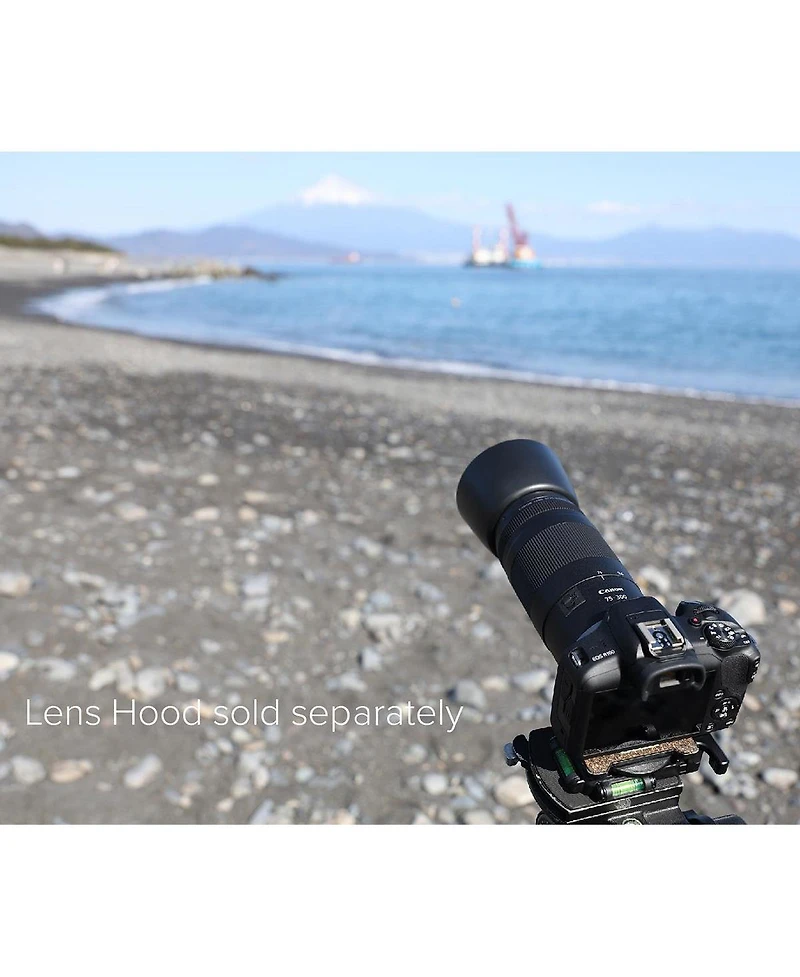 Canon Rf 75-300mm f/4-5.6 Lens, Black, Bundle with 58mm Filter Kit, Lens Case, Cleaning Kit and Lens Cap Tether