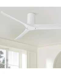 Casa Vieja 52" Zebec Hugger Ceiling Fan with Remote Control