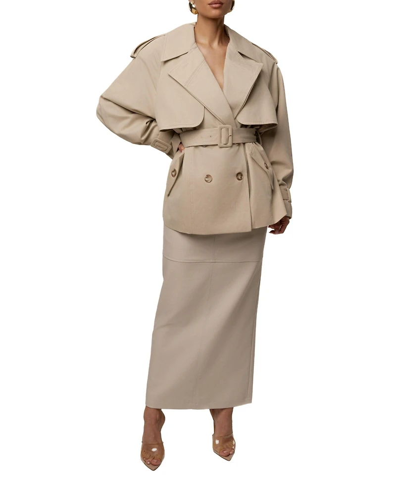 Jluxlabel Women's Classic Oversized Trench