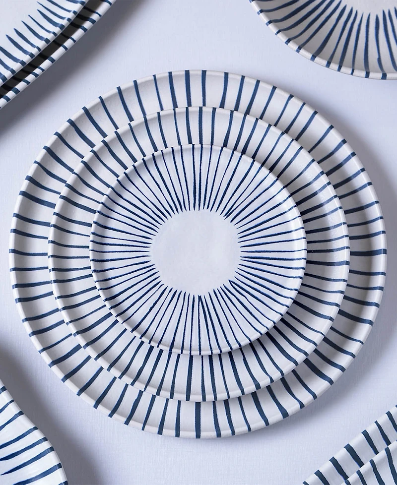 Porto Brasil Elemento Stoneware Dinner Plates, Set of 6