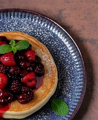 Porto Brasil Stoneware Linhas Dessert Plates, Set of 6