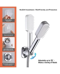 Aronkl Dog Shower Attachment Handheld Sprayer Diverter Wall Mount Universal Pet Bath Tool