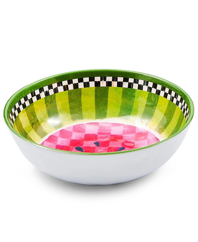 MacKenzie-Childs Watermelon Melamine Small Bowls, Set of 4