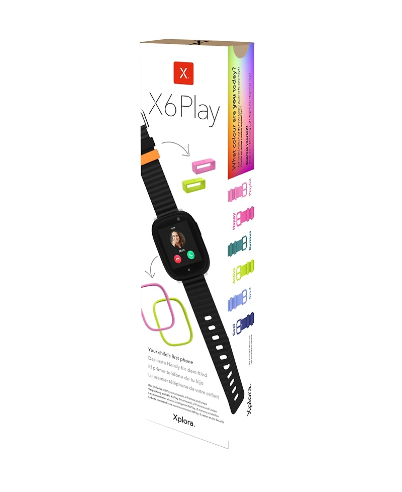 Xplora - Kids X6Play (Gps + Cellular) Smart Watch 42mm Calls, Messages, Sos, Gps Tracker, Camera, Step Counter, Sim Card