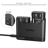 SmallRig 2x En-EL15c 14Wh 7.2V 1940mAh Camera Battery with Dual Charger