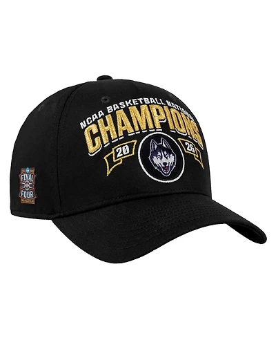 Nike Men's Black Uconn Huskies 2026 Ncaa Men's Basketball National Champions Locker Room Adjustable Hat