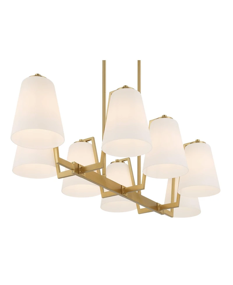 Possini Euro Design Tressel Glass 8-Light Chandelier