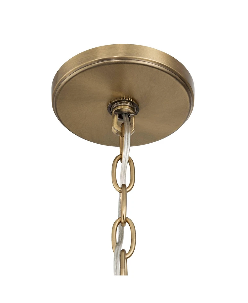 Possini Euro Design Possini Euro Olmos Wide 4-Light Metal Pendant Light