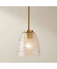Possini Euro Design Sabrina Vintage Glass Mini Pendant Light