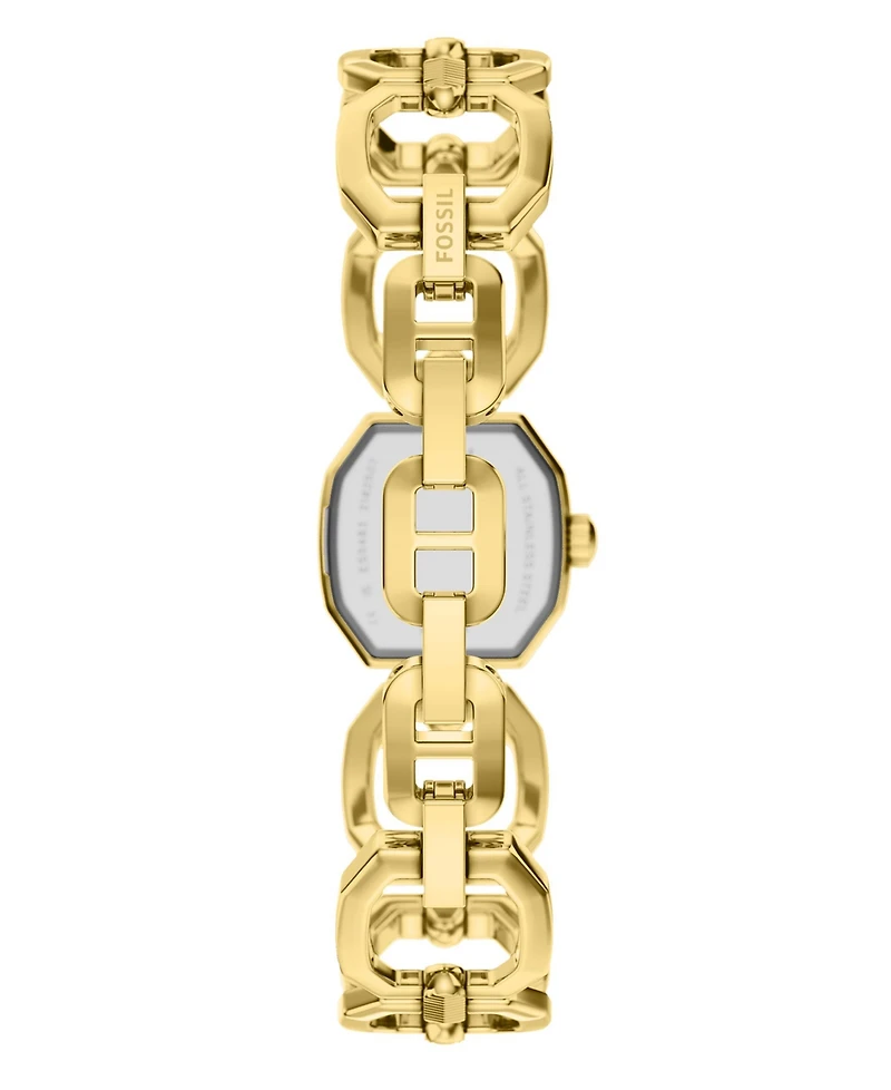 Fossil Women's Harlow Mini Two-Hand Gold-Tone Stainless Steel Watch, 20mm