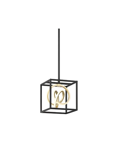 Possini Euro Design Christy 8" Modern Pendant Chandelier Ceiling Light Fixture Dining Room Over Table 3-Light Led Finish Mini