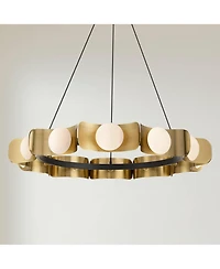 Possini Euro Design Possini Euro Novara 37 1/2" Wide 12-Light Ring Chandelier