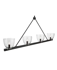 Possini Euro Design Ardea 47" Wide 4-Light Linear Island Chandelier