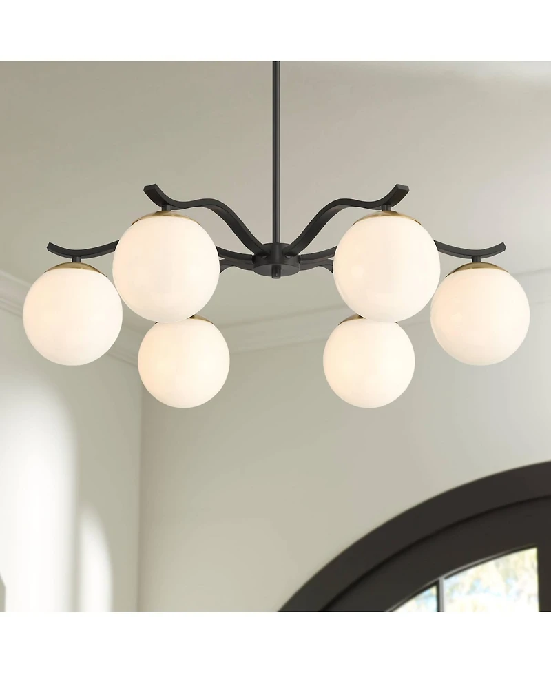 Possini Euro Design Possini Euro Newall 30" Wide 6-Light Chandelier