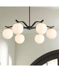 Possini Euro Design Possini Euro Newall 30" Wide 6-Light Chandelier