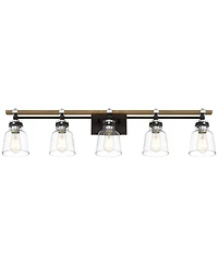 Possini Euro Design Broadway 41" High 5 Light Bathroom Vanity Wall Lamp Light Fixture Mount Over The Sink Mirror