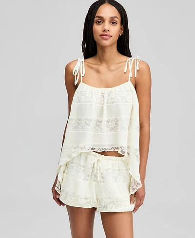 And Now This Women's Lace High-Low Top, Macy's Exclusive