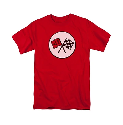 Logovision Big & Tall Chevrolet 2Nd Gen Vette Logo T-Shirt