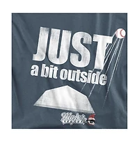 Logovision Men's Major League Just A Bit Outside T-Shirt