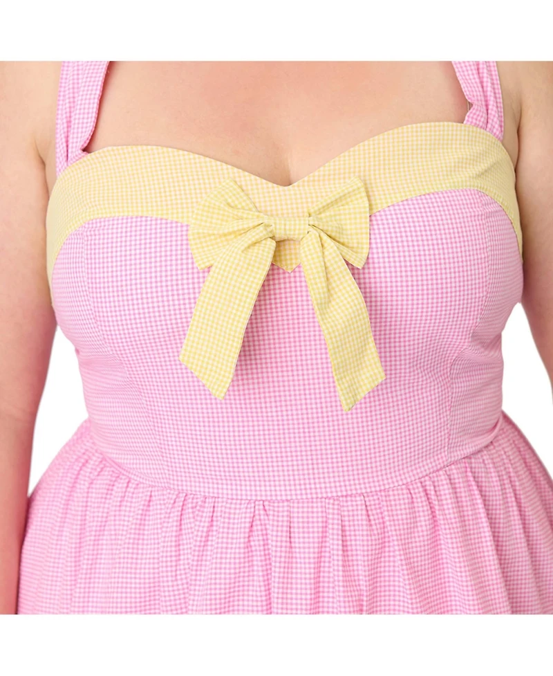Unique Vintage Plus Picnic Pretty Swing Dress