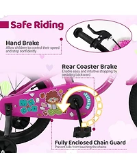 Mecale Inch Kids Bike with Training Wheels