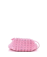 Pre-Owned Balenciaga Xs Bistro Panier Bag Woven Denim