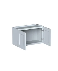 Boyel Living W30" Short Wall Cabinet with Full Overlay Hdf Door for Custom Kitchen or Bathroom