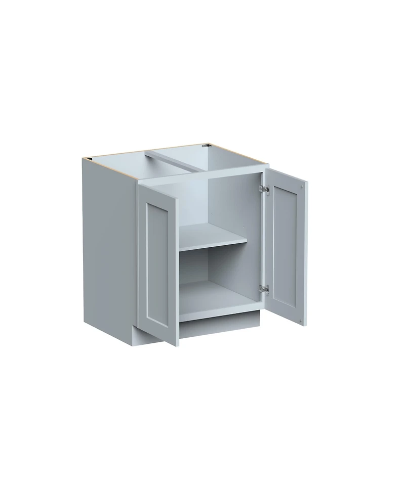Boyel Living Width 30 Inch Full Height Door Base Cabinet with Full Overlay Hdf Door and Dovetail Drawer