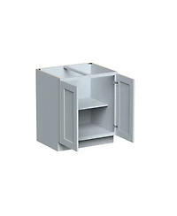 Boyel Living Width 30 Inch Full Height Door Base Cabinet with Full Overlay Hdf Door and Dovetail Drawer