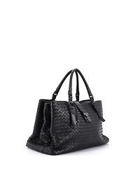 Pre-Owned Bottega Veneta Large Roma Bag Intrecciato Nappa
