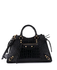 Pre-Owned Balenciaga Medium Neo Classic City Bag Embossed Leather