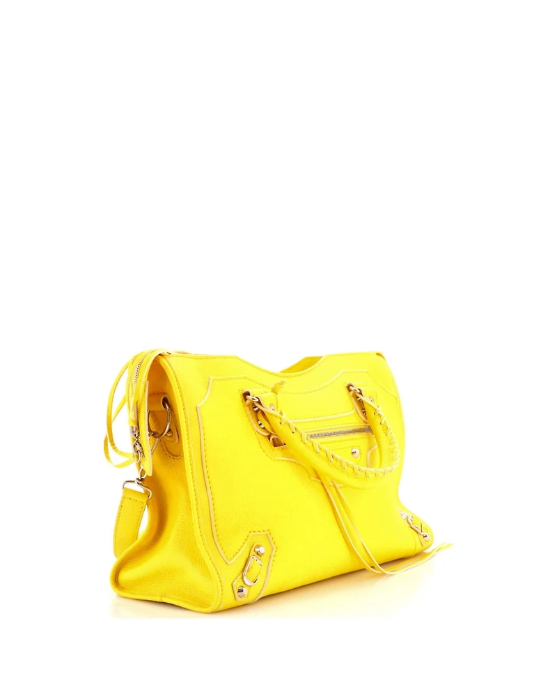 Pre-Owned Balenciaga Medium City Classic Studs Bag Leather