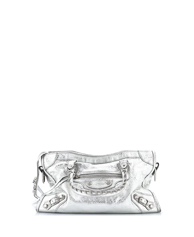 Pre-Owned Balenciaga Small City Classic Studs Bag Leather