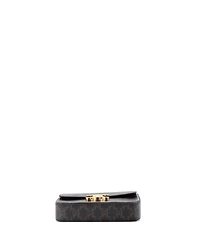 Pre-Owned Celine Small Triomphe Chain Shoulder Bag Triomphe Coated Canvas