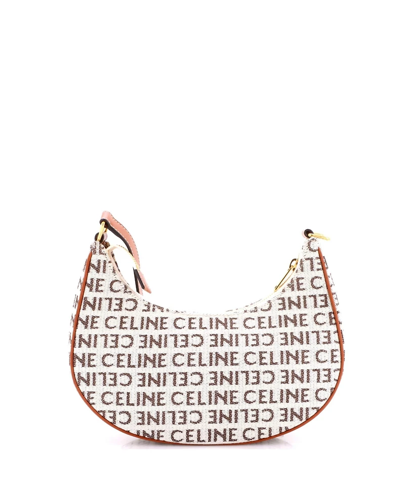 Pre-Owned Celine Small Ava Bag All Over Logo Jacquard