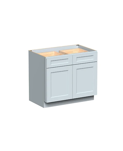 Boyel Living W39" Dove Standard Base Cabinet with Full Overlay Door and Dovetail Drawer