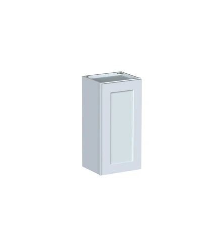 Boyel Living W15" Dove Wall Cabinet with Full Overlay Hdf Door for Custom Kitchen or Bathroom
