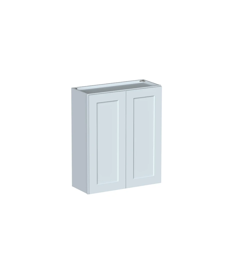 Boyel Living W30" Dove Wall Cabinet with Full Overlay Hdf Door for Custom Kitchen or Bathroom