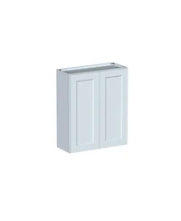 Boyel Living W30" Dove Wall Cabinet with Full Overlay Hdf Door for Custom Kitchen or Bathroom