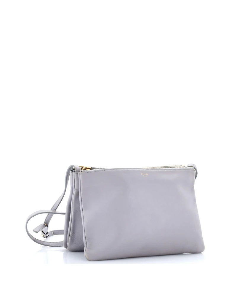 Pre-Owned Celine Large Trio Crossbody Bag Leather