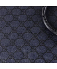 Pre-Owned Gucci Medium Ophidia Zip Around Pocket Briefcase Gg Coated Canvas