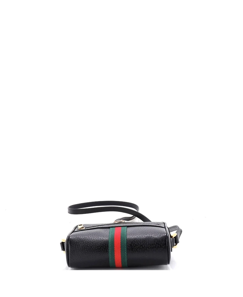 Pre-Owned Gucci Mini Ophidia Shoulder Bag Leather