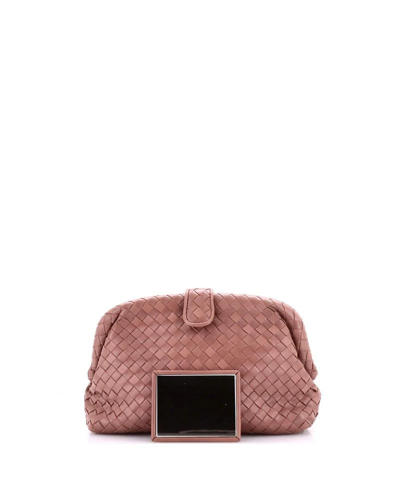 Pre-Owned Bottega Veneta Lauren 1980 Clutch Intrecciato Nappa